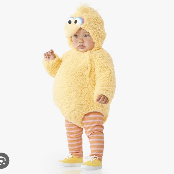 Pottery Barn Kids Costumes Pottery Barn Big Bird Sesame Street Costume 62 Months Poshmark